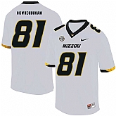 Missouri Tigers 81 Albert Okwuegbunam White Nike College Football Jersey Dzhi,baseball caps,new era cap wholesale,wholesale hats